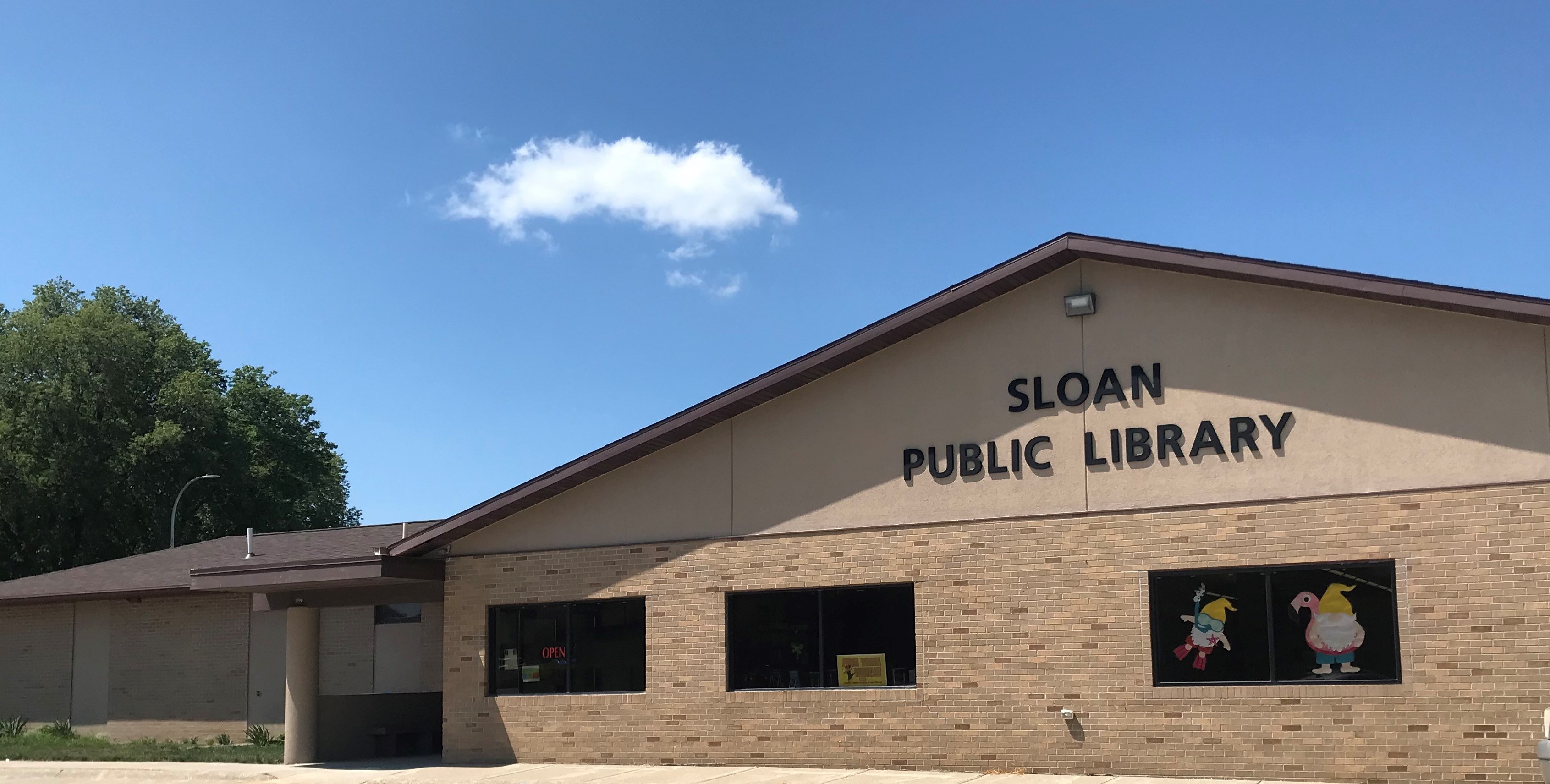 Sloan Public Library is Tier 3 Accredited by the State Library of Iowa